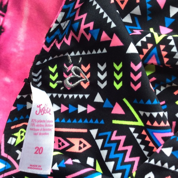 🎈SALE🎈JUSTICE Reversible Geo/Tie Dye Bikini - Picture 8 of 9